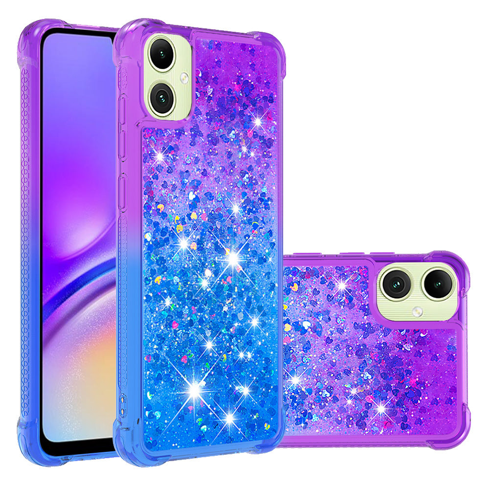 For Samsung Galaxy A08 5G / A08 4G / A07 4G TPU Case Gradient Quicksand Phone Back Cover
