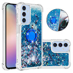 Samsung Galaxy A18 4G / A18 5G / A17 4G / A17 5G / A26 5G TPU-etui med stativ, Quicksand-stødsikkert etui