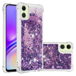 Til Samsung Galaxy A08 5G / A08 4G / A07 4G TPU Cover Glitter Quicksand Stødsikker Telefon Bagside