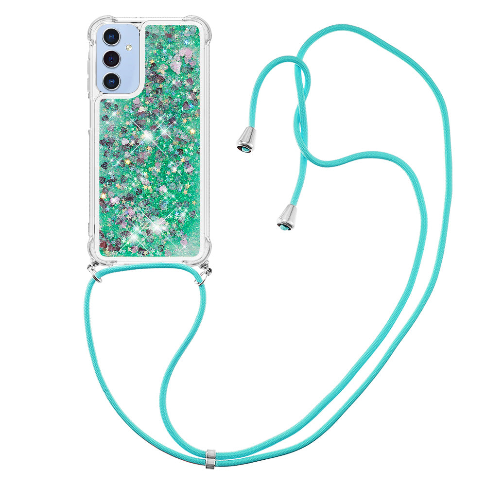Samsung Galaxy A18 4G / A18 5G / A17 4G / A17 5G / A26 5G TPU-skal Quicksand-mobilskydd med rem