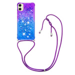 Samsung Galaxy A08 5G / A08 4G / A07 4G / A07s 4G mobilskal Gradient Quicksand TPU Baksida med Lång Rem