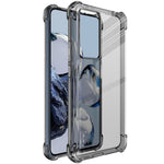 IMAK For Xiaomi 12T Pro 5G Soft TPU Clear Shockproof Cover Four Corner Airbag Anti-drop Case