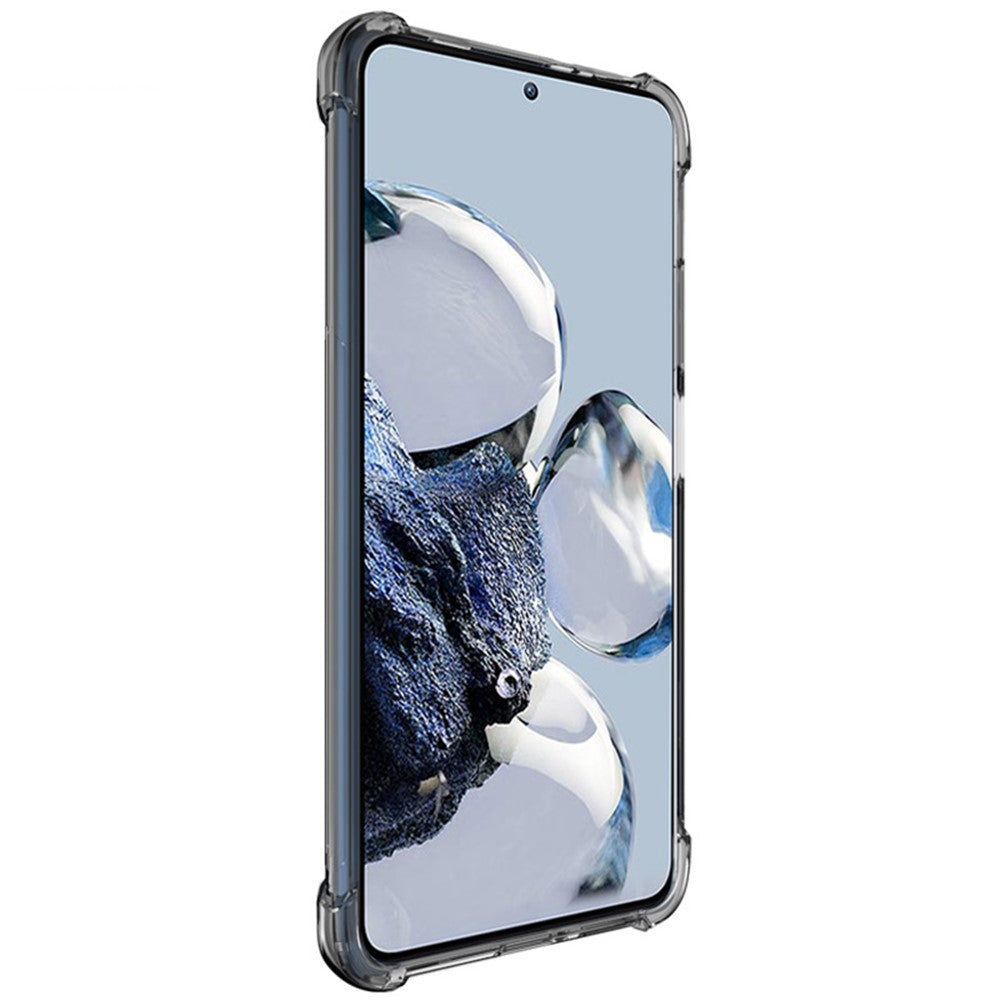 IMAK For Xiaomi 12T Pro 5G Soft TPU Clear Shockproof Cover Four Corner Airbag Anti-drop Case