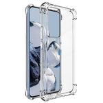 IMAK For Xiaomi 12T Pro 5G Soft TPU Clear Shockproof Cover Four Corner Airbag Anti-drop Case