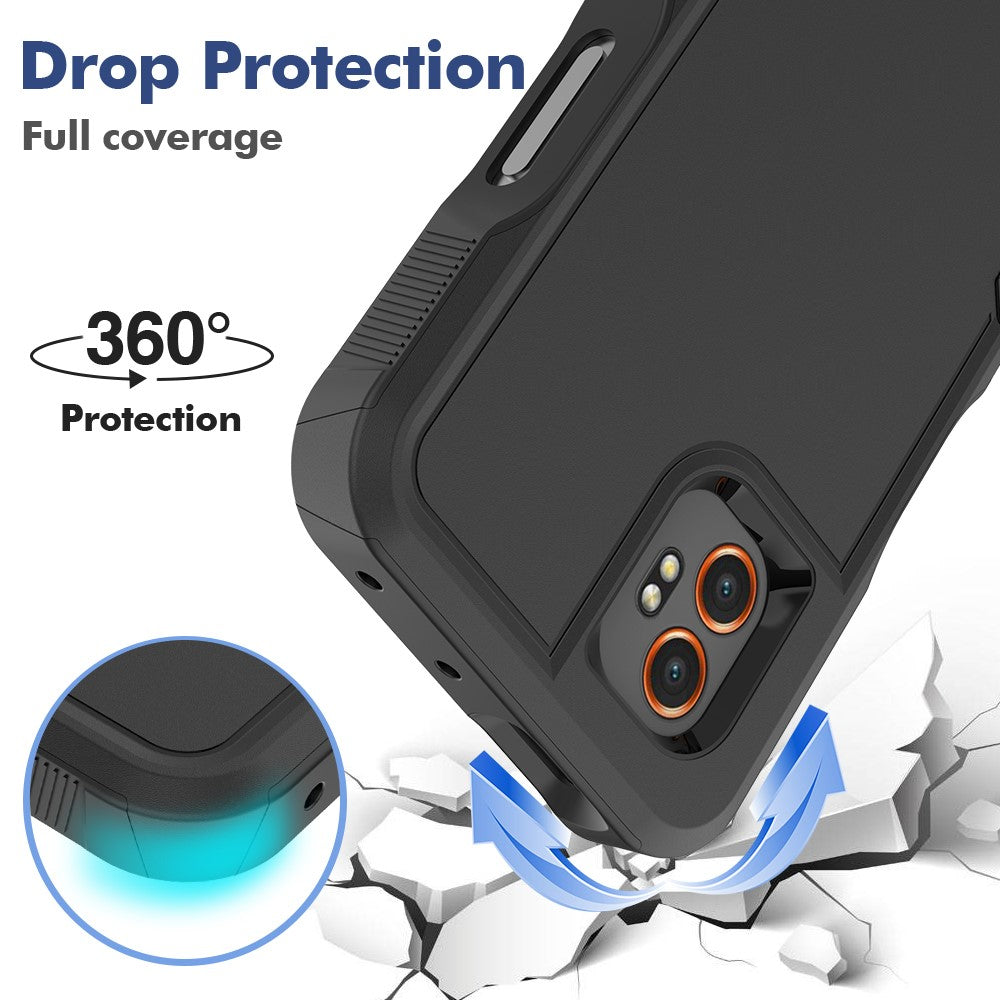 For Samsung Galaxy XCover7 Pro Case 2 in 1 PC + TPU Shockproof Phone Cover