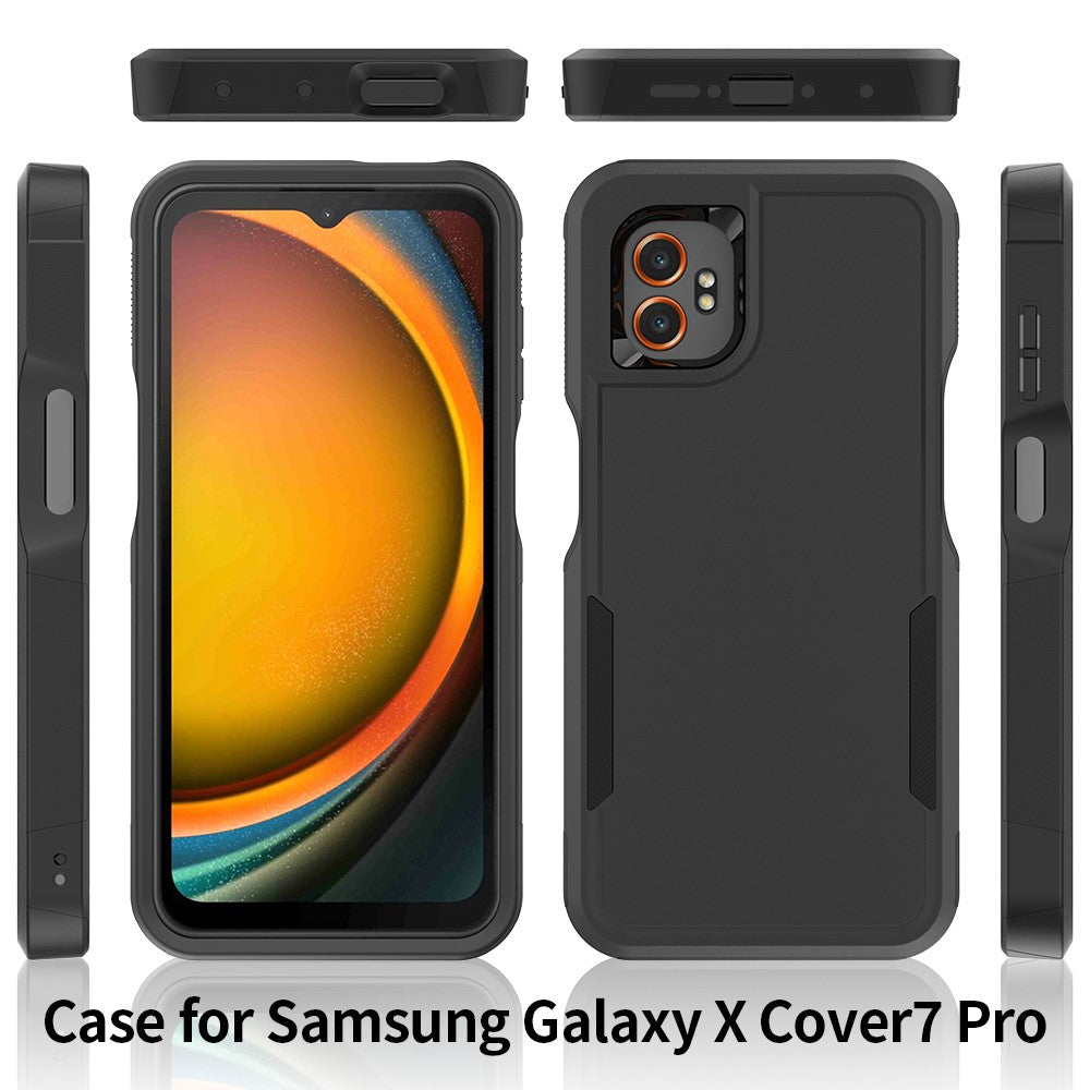 For Samsung Galaxy XCover7 Pro Case 2 in 1 PC + TPU Shockproof Phone Cover