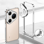 For Huawei Pura 80 Ultra Bumper Cases Metal Frame Heat Dissipation Cover with Lens Protector