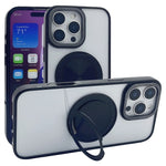 Til iPhone 15 Pro Max Magnetisk Cover i Akryl TPU med Kickstand