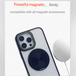 Til iPhone 15 Pro Max Magnetisk Cover i Akryl TPU med Kickstand