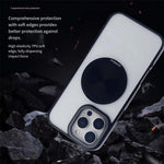 Til iPhone 15 Pro Max Magnetisk Cover i Akryl TPU med Kickstand