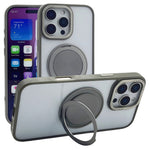 Til iPhone 15 Pro Max Magnetisk Cover i Akryl TPU med Kickstand