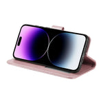 For iPhone Air Stand Case Imprinted Totem PU Leather Wallet Phone Cover with Wrist Strap