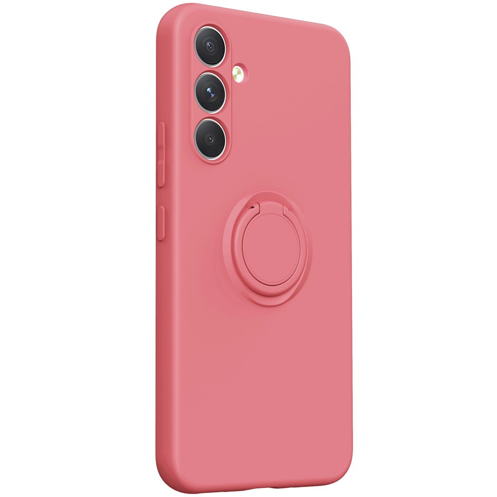 Til Samsung Galaxy A18 5G / A18 4G / A17 5G / A17 4G silikonecover med remring-stativ-telefoncover