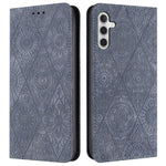 For Samsung Galaxy S25 FE Case Imprinted Flower Wallet Stand Leather Phone Cover