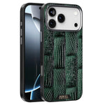 ABEEL Cover til iPhone 18 Pro Max / 17 Pro Max kompatibel med MagSafe, bagcover med Beast-tekstur og mikroprægning