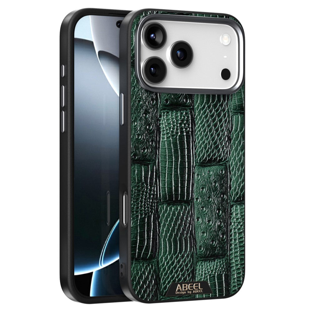 ABEEL Cover til iPhone 18 Pro Max / 17 Pro Max kompatibel med MagSafe, bagcover med Beast-tekstur og mikroprægning
