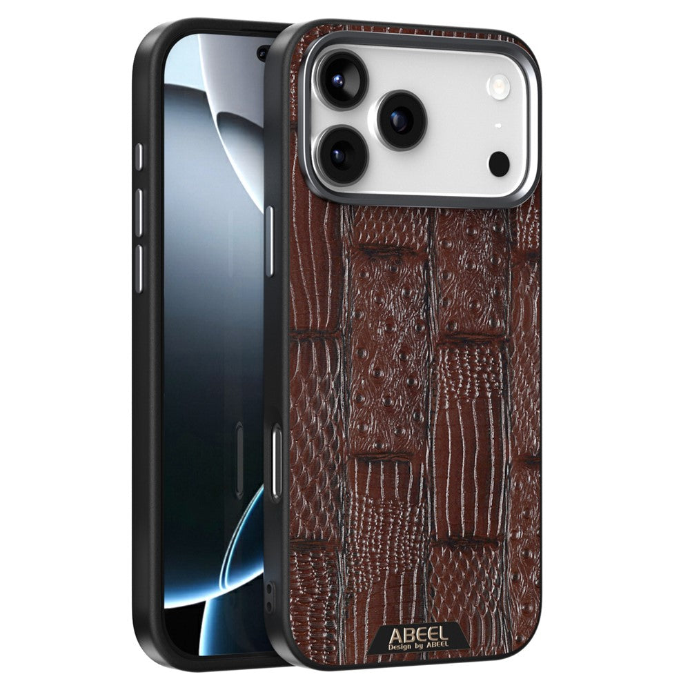 ABEEL Cover til iPhone 18 Pro Max / 17 Pro Max kompatibel med MagSafe, bagcover med Beast-tekstur og mikroprægning