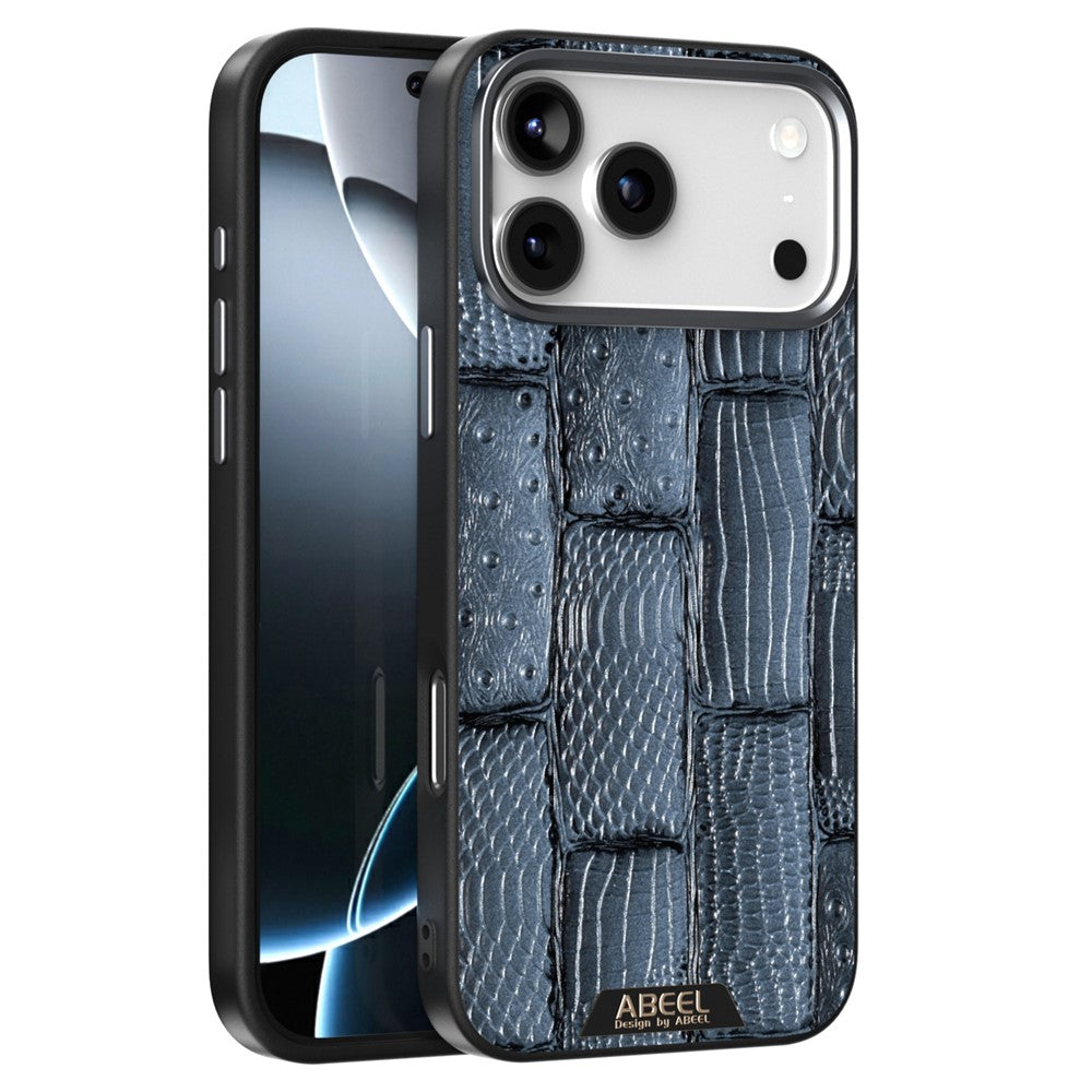 ABEEL til iPhone 18 Pro / 17 Pro cover kompatibelt med MagSafe, Beast Texture micro-præget bagsidecover