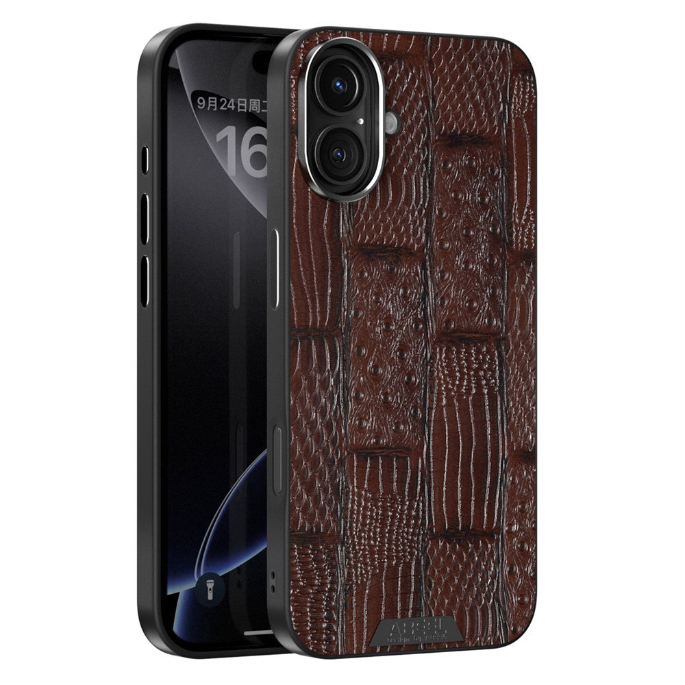 ABEEL For iPhone 16 Case Compatible with MagSafe Beast Texture Micro-Embossing Back Cover