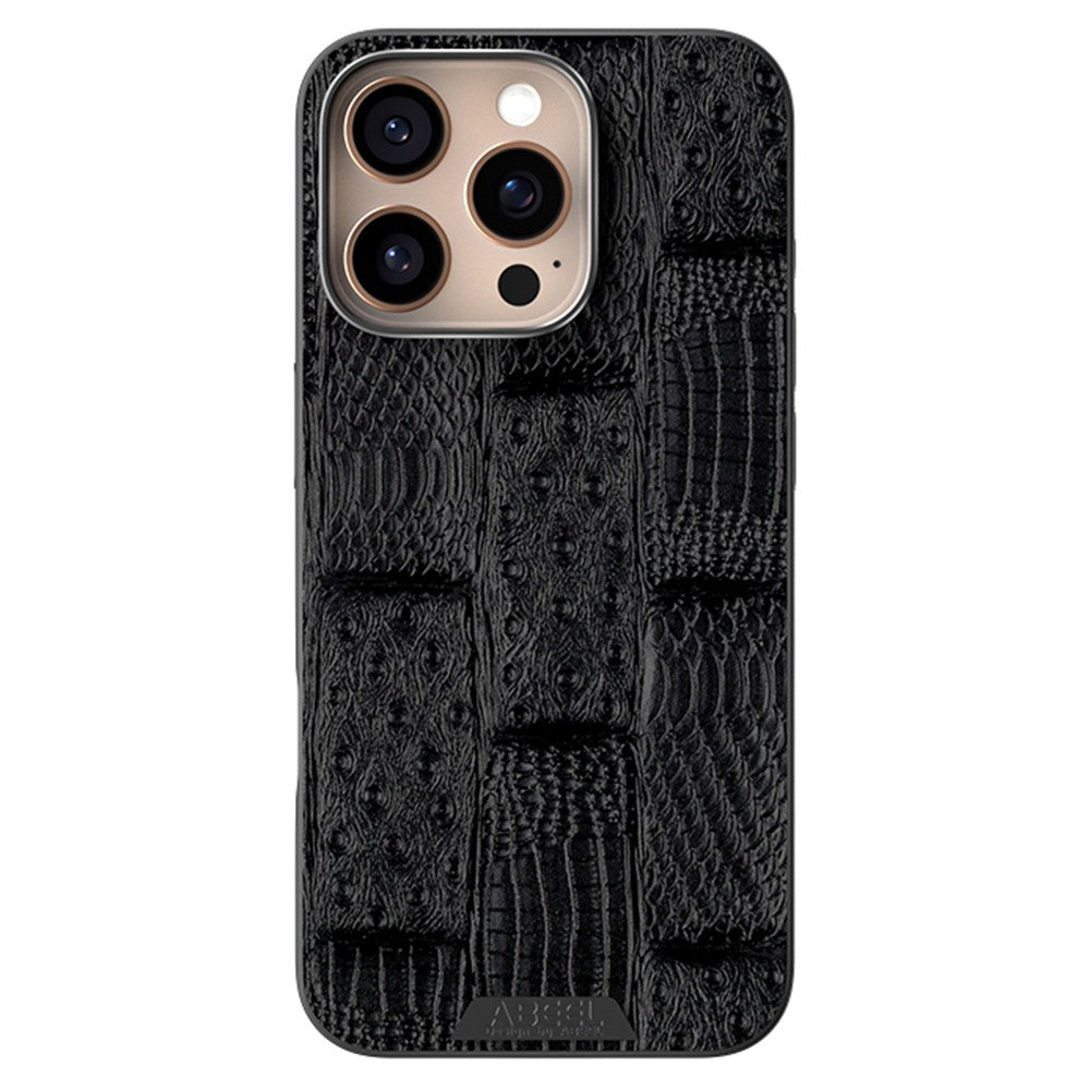 ABEEL For iPhone 16 Pro Case Compatible with MagSafe Beast Texture Micro-Embossing Back Cover