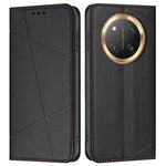 Wallet Case for Honor X60 Pro 5G / X9c 5G / Magic7 Lite 5G Line Imprinted Leather Stand Phone Cover with Wrist Strap