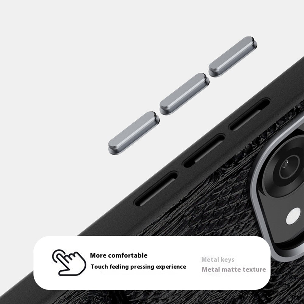 ABEEL For Oppo Reno14 Pro 5G (Global) Magnetic Case Beast Texture Micro-Embossing Back Cover