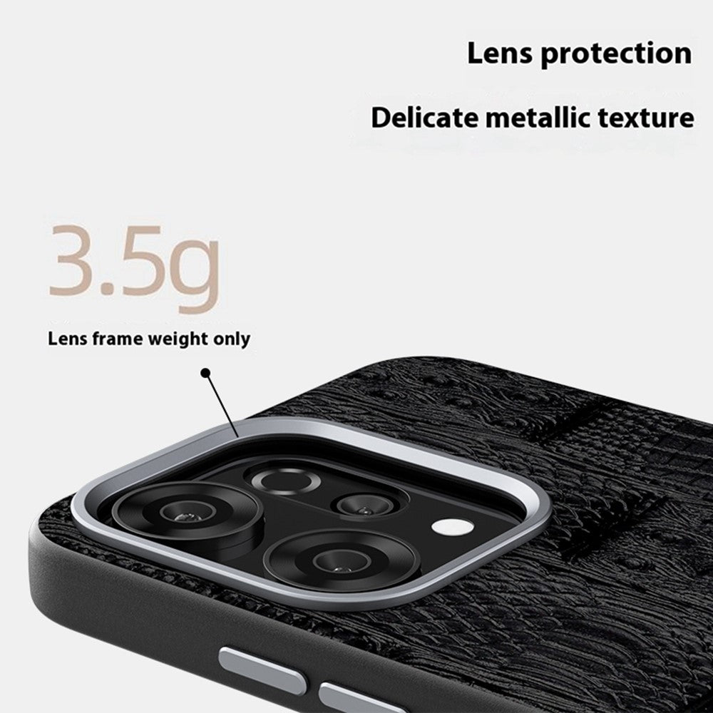 ABEEL For Oppo Reno14 Pro 5G (Global) Magnetic Case Beast Texture Micro-Embossing Back Cover
