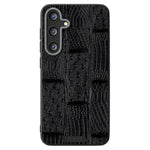 ABEEL Til Samsung Galaxy S24 FE Magnetisk Cover Beast Texture Mikroprægning Bagcover
