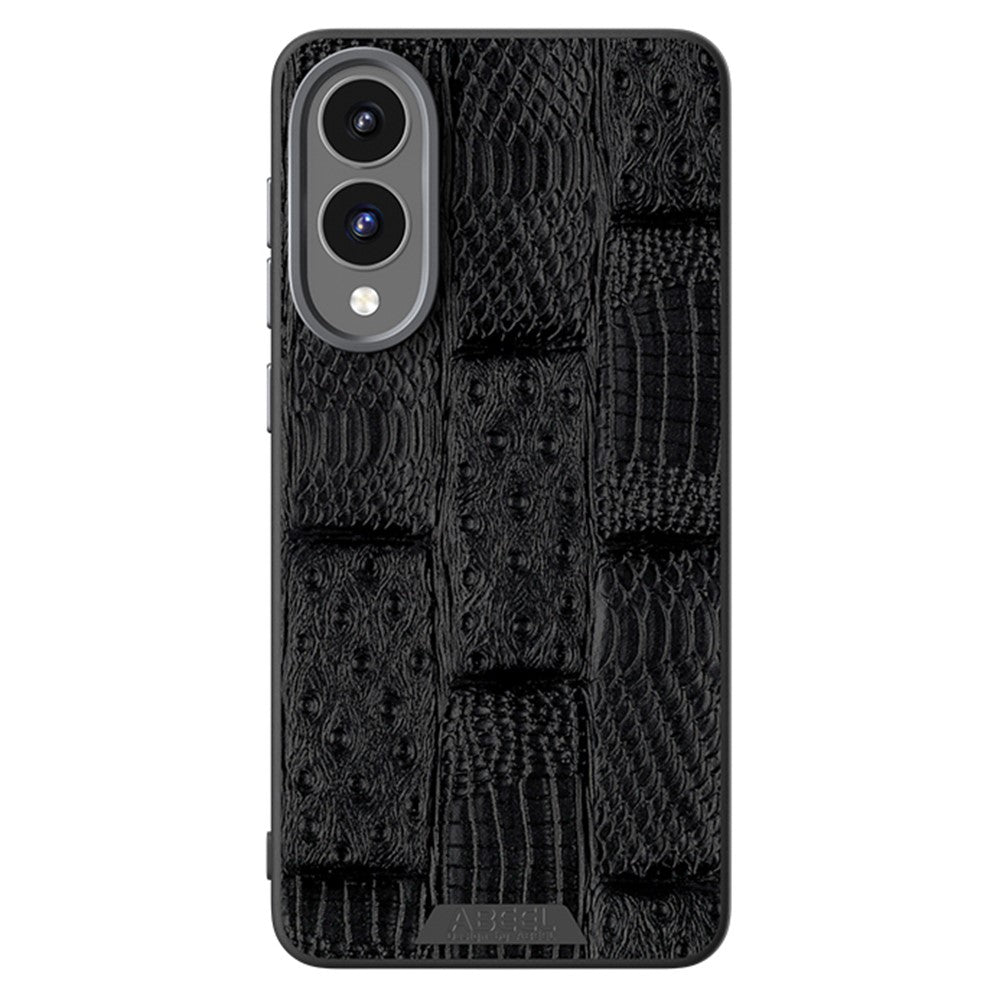 ABEEL Til Samsung Galaxy S25 Edge Magnetisk Cover Dyrestruktur Mikroprægning Bagcover