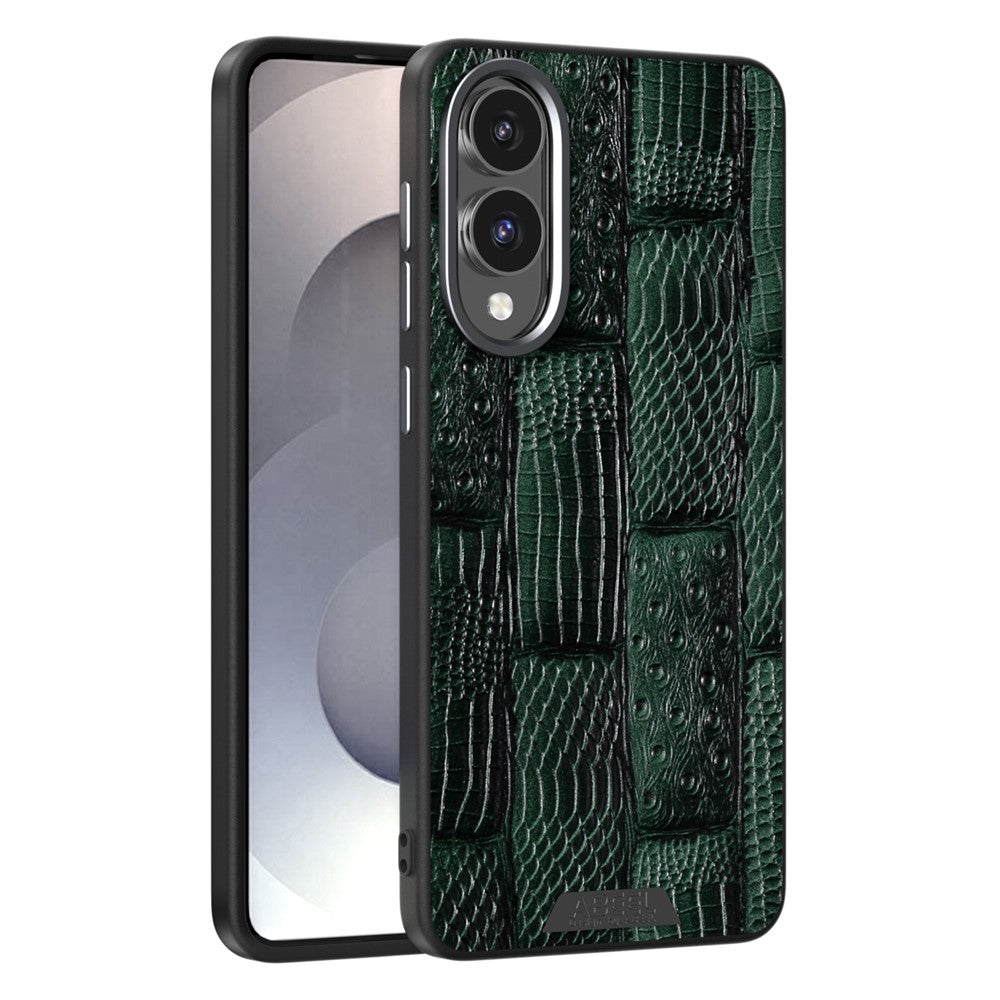 ABEEL Til Samsung Galaxy S25 Edge Magnetisk Cover Dyrestruktur Mikroprægning Bagcover