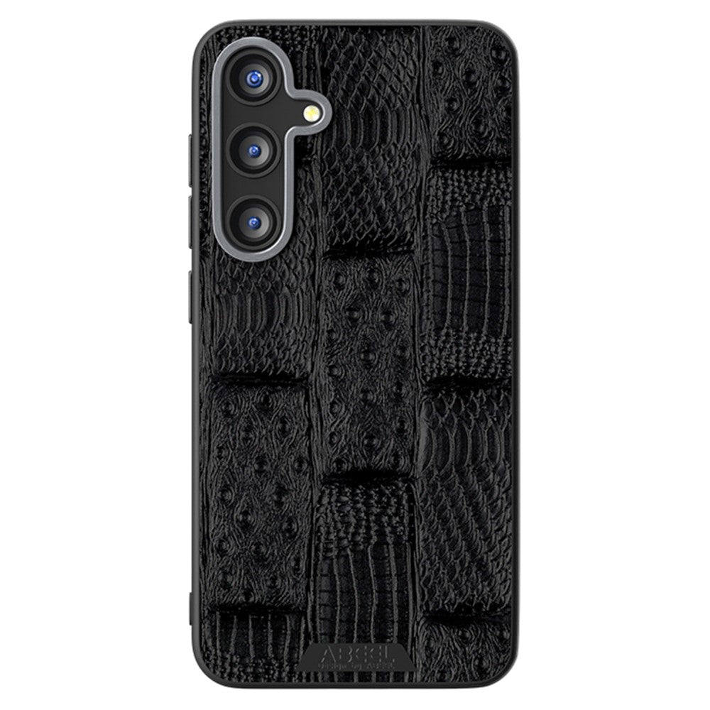 ABEEL til Samsung Galaxy S25+ magnetisk etui med Beast Texture og mikroprægning bagcover