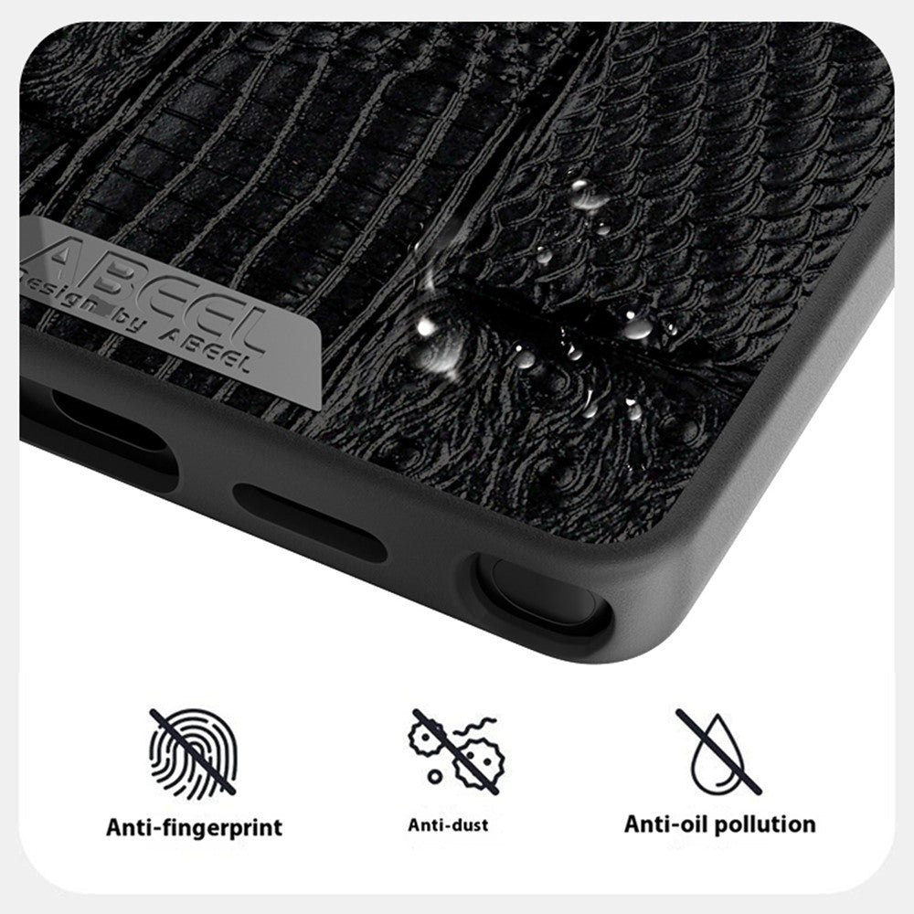 ABEEL til Samsung Galaxy S25+ magnetisk etui med Beast Texture og mikroprægning bagcover