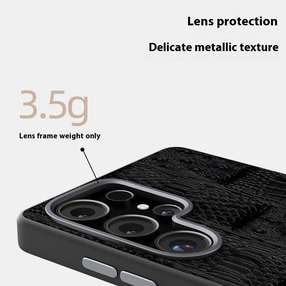 ABEEL til Samsung Galaxy S25 Ultra magnetisk cover med Beast-tekstur og mikropræget bagside