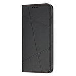 For Xiaomi Redmi Note 13 Pro 4G Wallet Case Line Imprinted Leather Stand Phone Cover with Wrist Strap