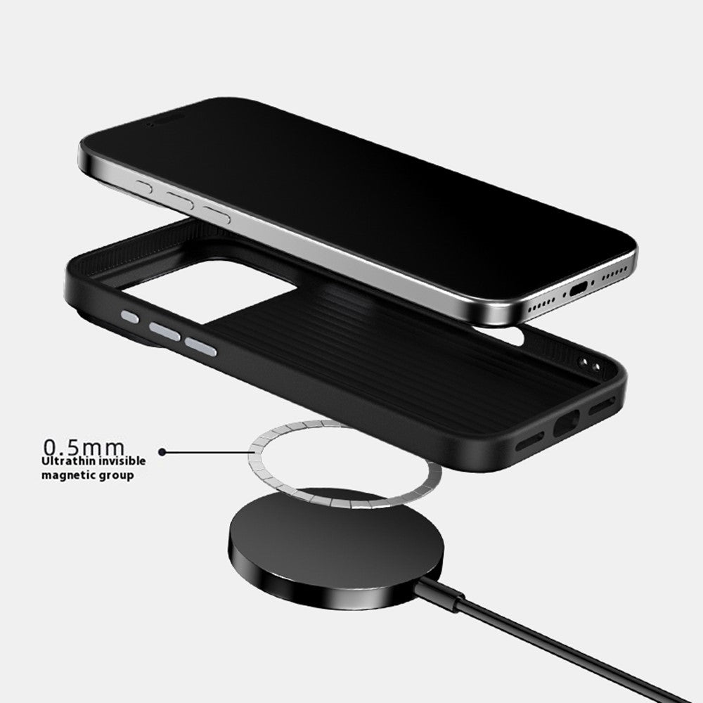 ABEEL For iPhone 18 Pro Max / 17 Pro Max Case Compatible with MagSafe Textured Micro-Embossing Back Cover