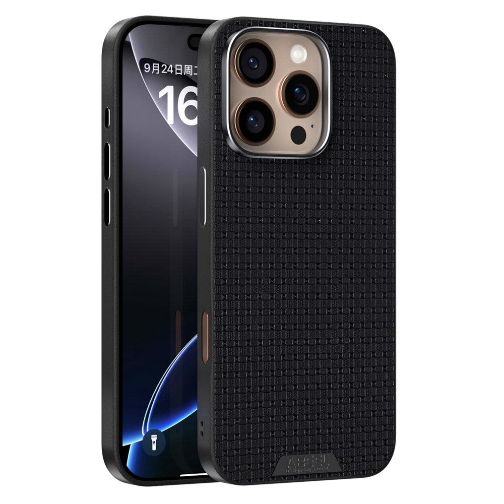 ABEEL Cover til iPhone 16 Pro Max Kompatibel med MagSafe Tekstureret Mikropræget Bagcover