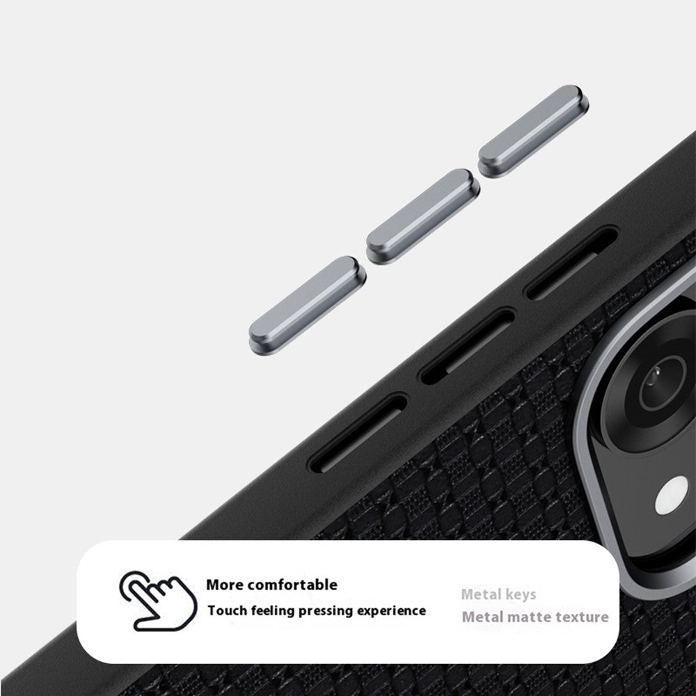 ABEEL For Oppo Reno14 Pro 5G (Global) Magnetic Case Textured Micro-Embossing Back Cover