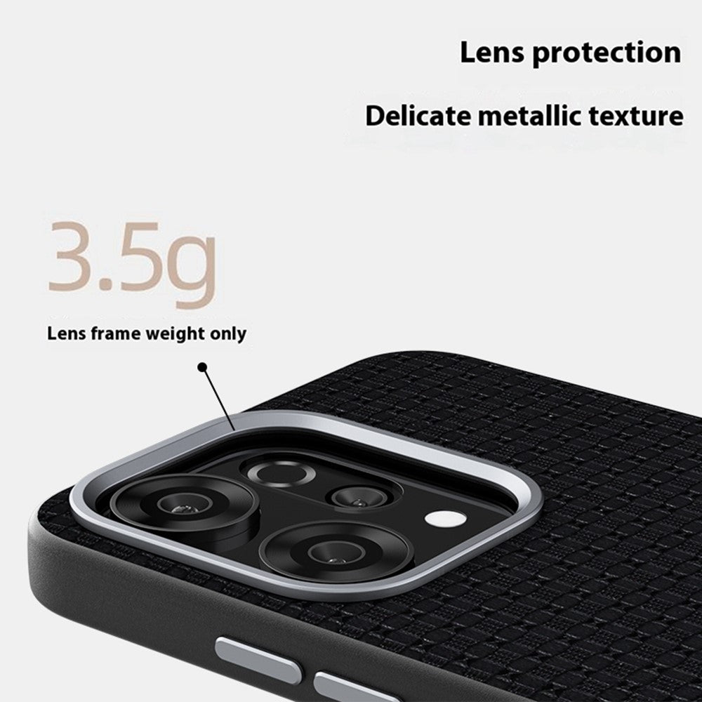 ABEEL For Oppo Reno14 Pro 5G (Global) Magnetic Case Textured Micro-Embossing Back Cover