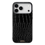 ABEEL For iPhone 17 Pro Max Case Compatible with MagSafe Crocodile Texture Micro-Embossing Back Cover