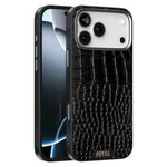 ABEEL For iPhone 17 Pro Max Case Compatible with MagSafe Crocodile Texture Micro-Embossing Back Cover