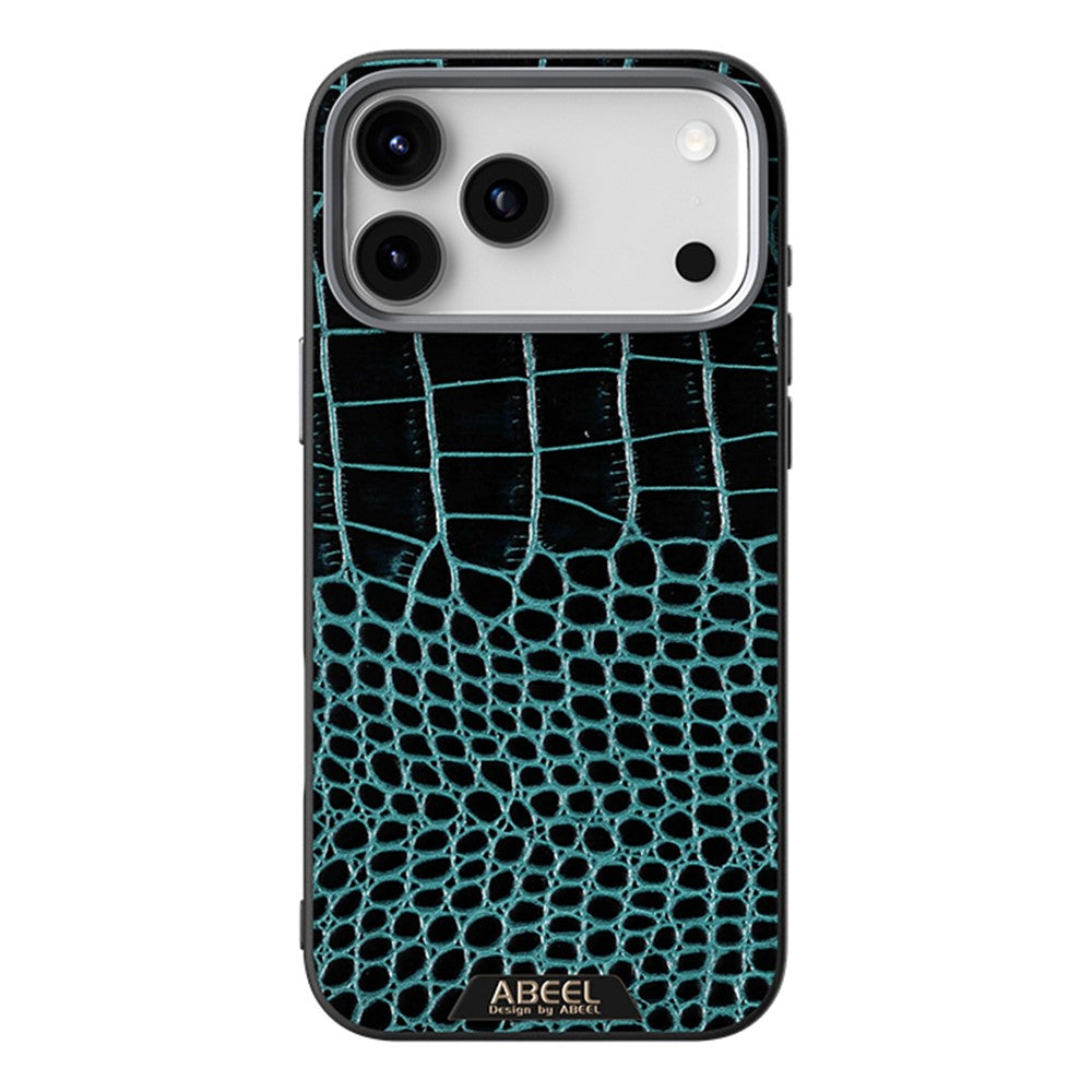 ABEEL For iPhone 17 Pro Max Case Compatible with MagSafe Crocodile Texture Micro-Embossing Back Cover