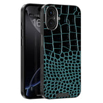 ABEEL For iPhone 16 Case Compatible with MagSafe Crocodile Texture Micro-Embossing Back Cover