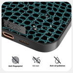 ABEEL For iPhone 16 Pro Case Compatible with MagSafe Crocodile Texture Micro-Embossing Back Cover