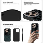 ABEEL For iPhone 16 Pro Max Case Compatible with MagSafe Crocodile Texture Micro-Embossing Back Cover