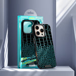 ABEEL For iPhone 16 Pro Max Case Compatible with MagSafe Crocodile Texture Micro-Embossing Back Cover