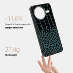 ABEEL För Xiaomi Redmi K80 5G / Poco F7 Pro 5G Magnetiskt Skal Krokodilstruktur Mikropräglad Baksida