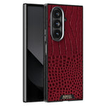 ABEEL For Samsung Galaxy Z Fold7 5G Magnetic Case Crocodile Texture Micro-Embossing Back Cover