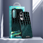 ABEEL For Samsung Galaxy S25 Edge Magnetic Case Crocodile Texture Micro-Embossing Back Cover