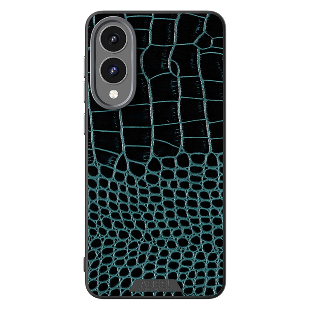 ABEEL till Samsung Galaxy S25 Edge Magnetiskt Fodral Krokodiltextur Mikropressad Baksida
