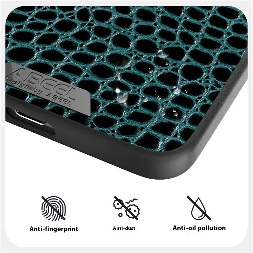 ABEEL For Samsung Galaxy S25 Edge Magnetic Case Crocodile Texture Micro-Embossing Back Cover
